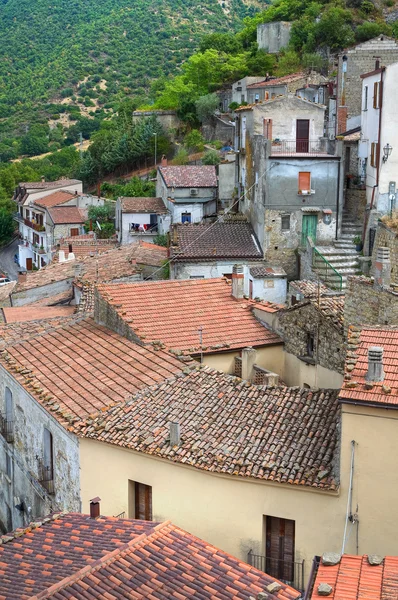 Vista panoramica di Valsinni. Basilicata. Italia . — Foto Stock