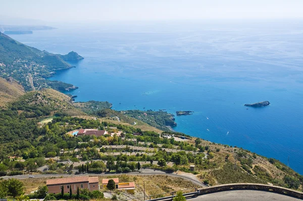 Panoramiczny widok maratea. Basilicata. Włochy. — Zdjęcie stockowe