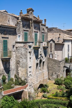montefiascone görünümü. Lazio. İtalya.