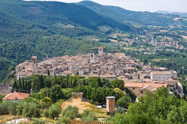 Panoramablick auf Narni. Umbrien. Italien. — Stockfoto