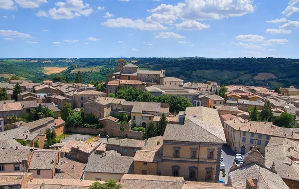Panoramisch zicht van orvieto. Umbrië. Italië. — Stockfoto