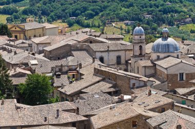 orvieto panoramik manzaralı. Umbria. İtalya.