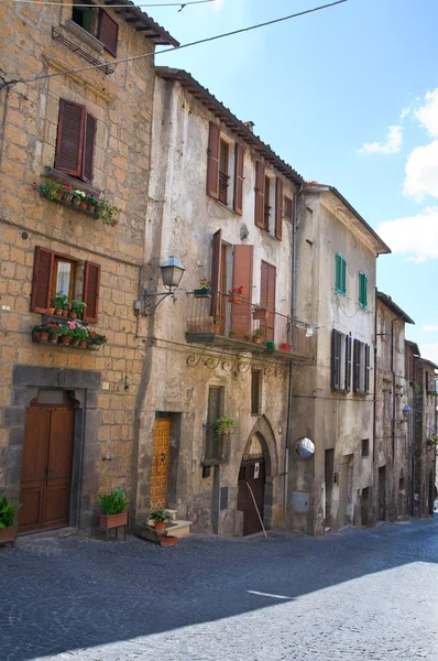 Alleyway. Orvieto. Umbria. İtalya. — Stok fotoğraf