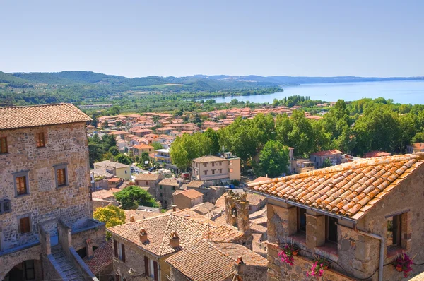 Vue panoramique de Bolsena. Latium. Italie . — Photo