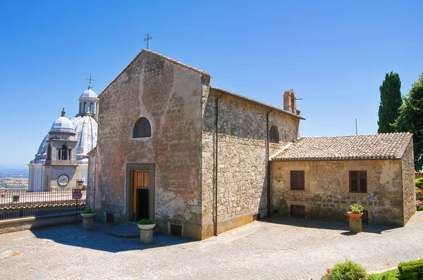 Kościół Santa maria della neve. Montefiascone. Lazio. Włochy. — Zdjęcie stockowe