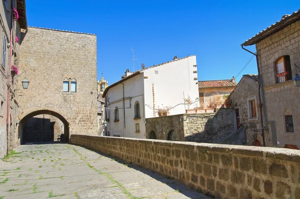 Steegje. Viterbo. Lazio. Italië. — Stockfoto