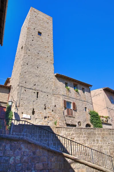 Uličky. Viterbo. Lazio. Itálie. — Stock fotografie