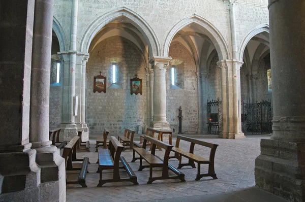 Opatství san martino al cimino. Lazio. Itálie. — Stock fotografie