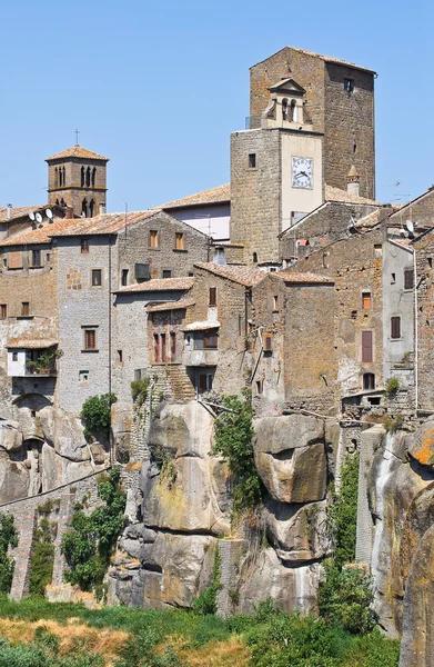 Panoramisch zicht op vitorchiano. Lazio. Italië. — Stockfoto