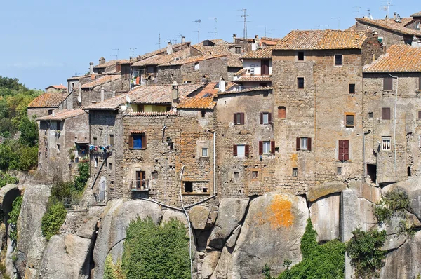 Panoramisch zicht op vitorchiano. Lazio. Italië. — Stockfoto