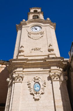 Saat Kulesi. Massafra. Puglia. İtalya.
