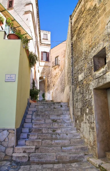 Alleyway. Massafra. Puglia. Italy. — Stock Photo, Image