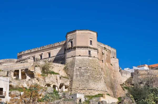Slottet av massafra. Puglia. Italien. — Stockfoto