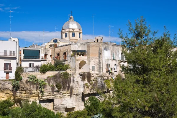 Vista panoramica di Massafra. Puglia. Italia . — Foto Stock