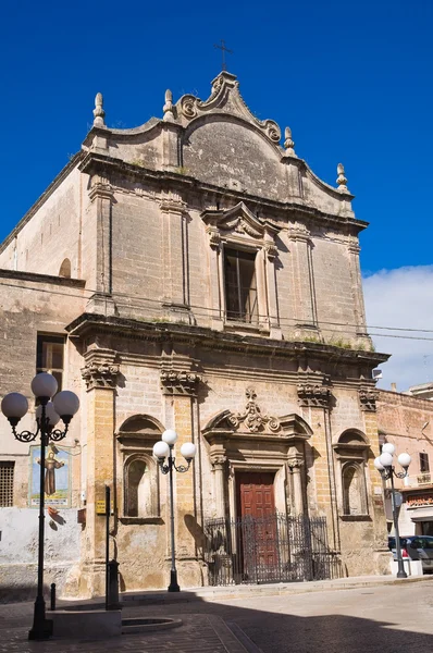 Kościół st. benedetto. Massafra. Puglia. Włochy. — Zdjęcie stockowe