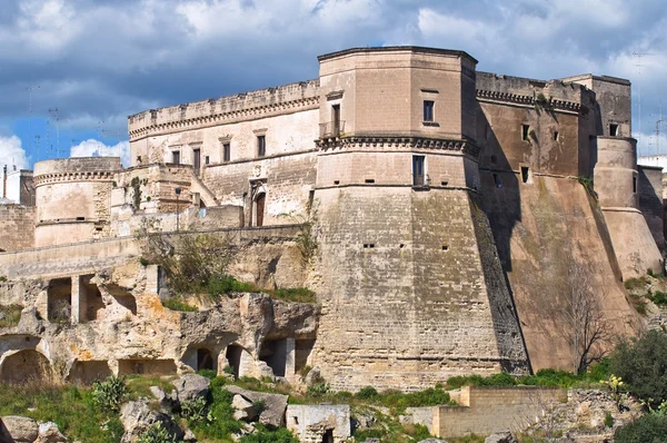 Slottet av massafra. Puglia. Italien. — Stockfoto