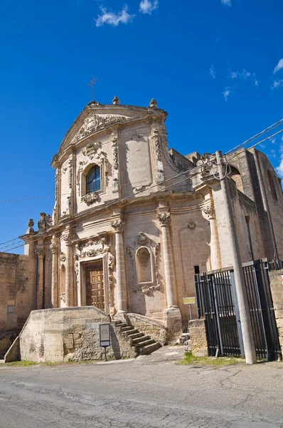 Kerk van st. agostino. Massafra. Puglia. Italië. — Stockfoto