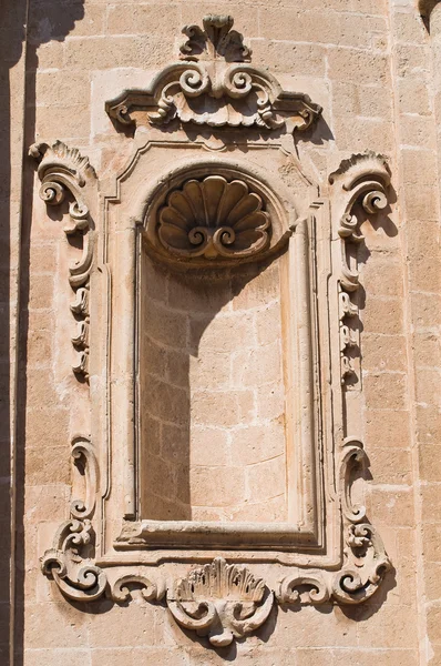 Kostel svatého agostino. Massafra. Puglia. Itálie. — Stock fotografie