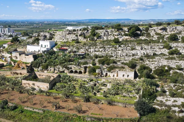 Panoramic view of Massafra. Puglia. Italy. — Stock Photo, Image