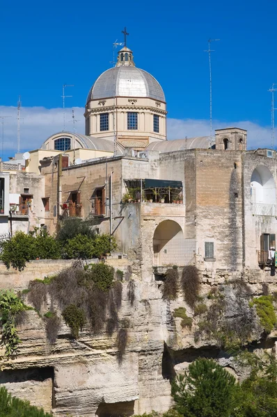 Panoramiczny widok na Massafrę. Puglia. Włochy. — Zdjęcie stockowe