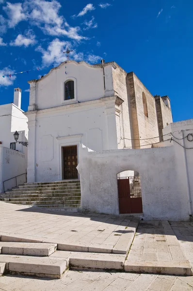 Kostel ss. medici. Massafra. Puglia. Itálie. — Stock fotografie
