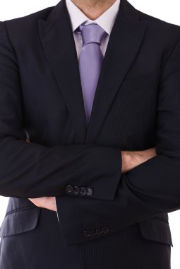 kollarını çapraz iş adamı.