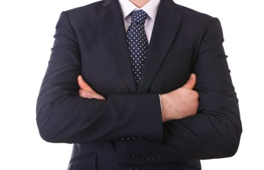kollarını çapraz iş adamı.