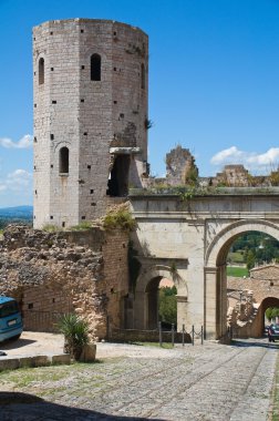 Porta venere. Spello. Umbria. İtalya.