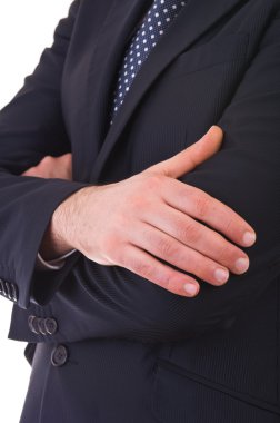 kollarını çapraz iş adamı.