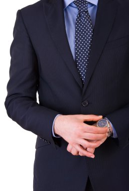kol saati kontrol işadamı.