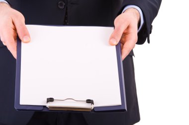 işadamı gösteren Pano.