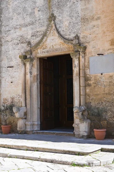 De moederkerk. Mottola. Puglia. Italië. — Stockfoto