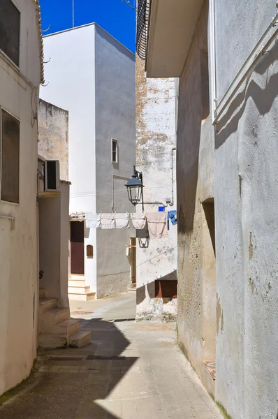 Para o beco. Castellaneta. Puglia. Itália . — Fotografia de Stock