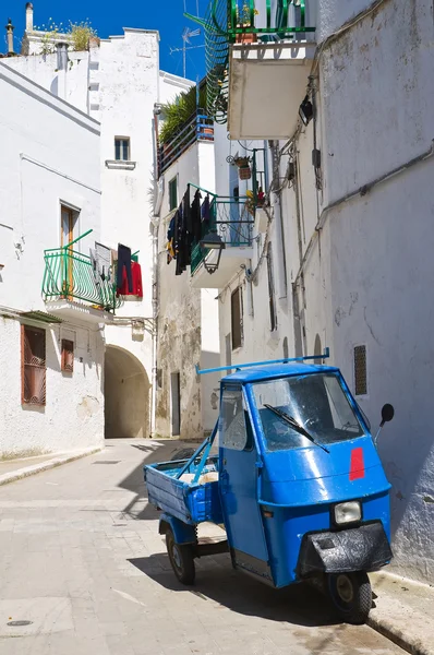 Steegje. Castellaneta. Puglia. Italië. — Stockfoto