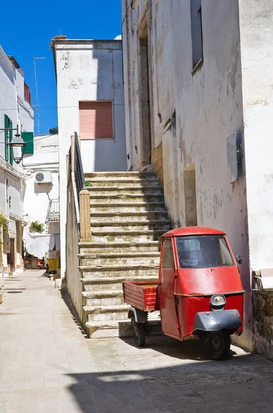 Steegje. Castellaneta. Puglia. Italië. — Stockfoto