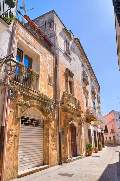 Uličky. Castellaneta. Puglia. Itálie. — Stock fotografie