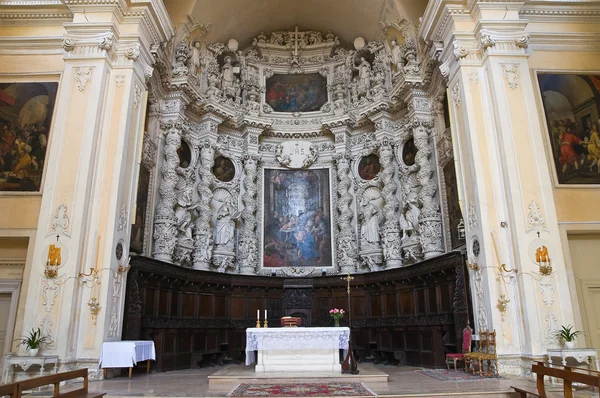 Igreja de Jesus. Lecce. Puglia. Itália . — Fotografia de Stock