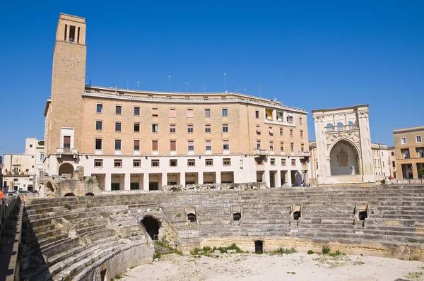 Amphitheatre. Lecce. Puglia. Italy. — Stock Photo, Image