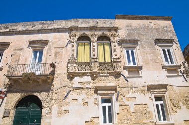 paladini Sarayı. Lecce. Puglia. İtalya.