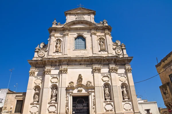 Iglesia de los Alcantarinos. Lecce. Puglia. Italia . —  Fotos de Stock