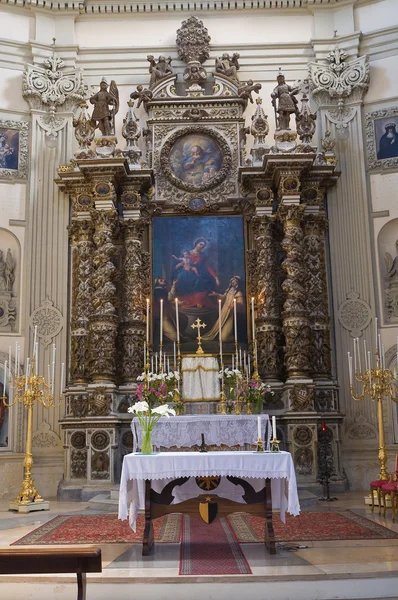 Igreja Basílica de São Giovanni Battista. Lecce. Puglia. Itália . — Fotografia de Stock