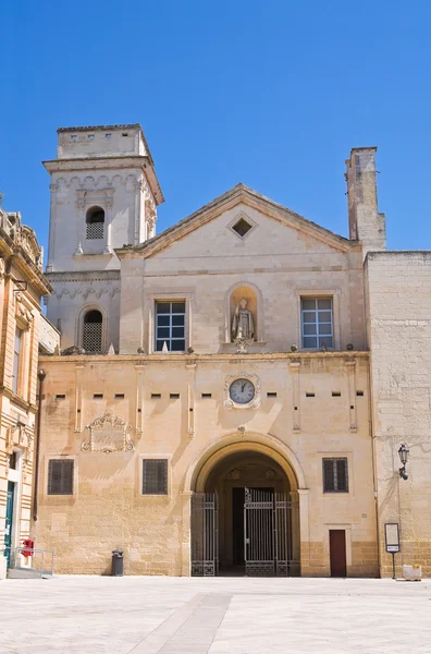 Kościół st. giovanni evangelista. Lecce. Puglia. Włochy. — Zdjęcie stockowe