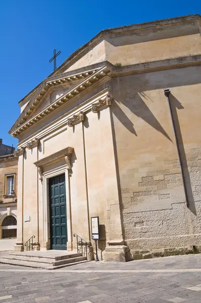Kirche St. Maria della Porta. Vorlesung. Apulien. Italien. — Stockfoto