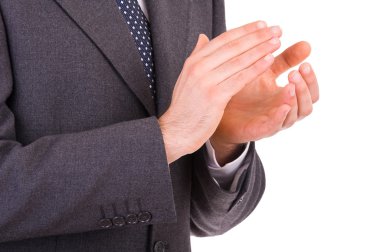 İşadamı ellerini çırpıyor..
