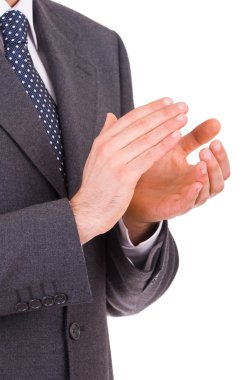 İşadamı ellerini çırpıyor..