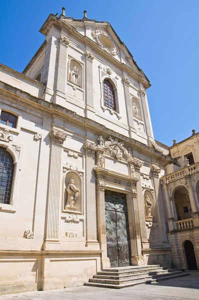 Igreja Duomo. Lecce. Puglia. Itália . — Fotografia de Stock