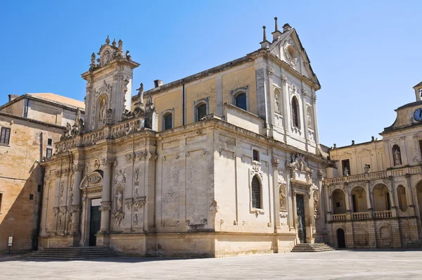 Domkyrkan kyrkan. Lecce. Puglia. Italien. — Stockfoto