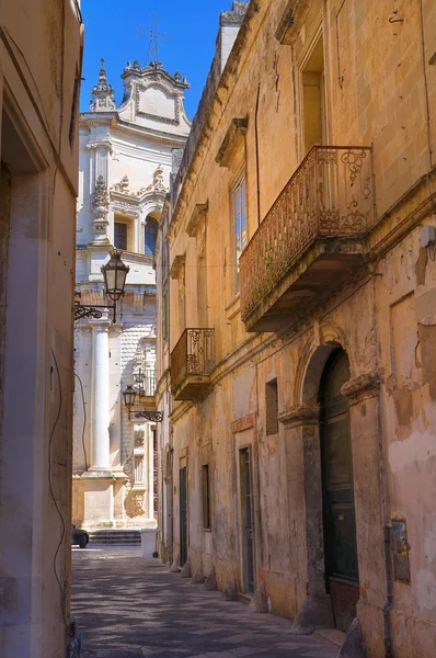 Alleyway. Lecce. Puglia. İtalya. — Stok fotoğraf