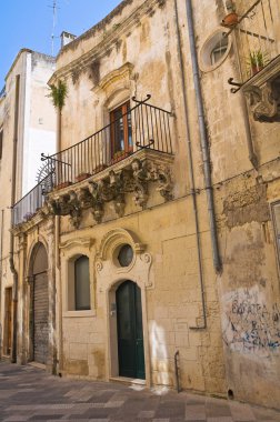 carrozzo Sarayı. Lecce. Puglia. İtalya.