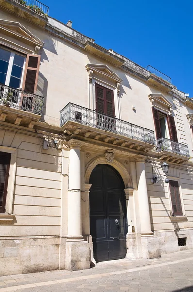 Palombi Palace. Lecce. Puglia. Italy. — Stock Photo, Image